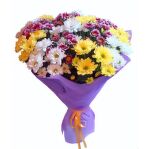 №183    Букет из кустовых хризантем 11 шт.